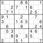 Printable Sudoku   Printable Sudoku Puzzle Medium