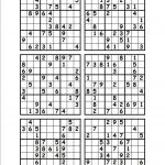 Printable Sudoku Puzzles 6 Per Page | Download Them Or Print   Free   Printable Sudoku Puzzles 4 Per Page