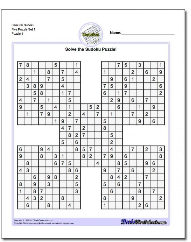 Sudoku Puzzle Printable With Answers