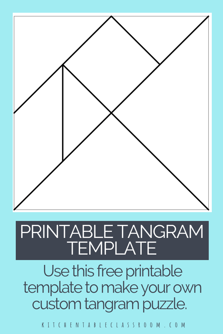 Printable Tangrams - An Easy Diy Tangram Template | Art For - Printable Tangram Puzzle Pieces