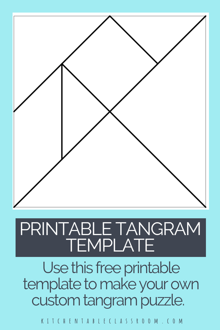 Printable Tangrams - An Easy Diy Tangram Template | Art For - Printable Tangram Puzzle