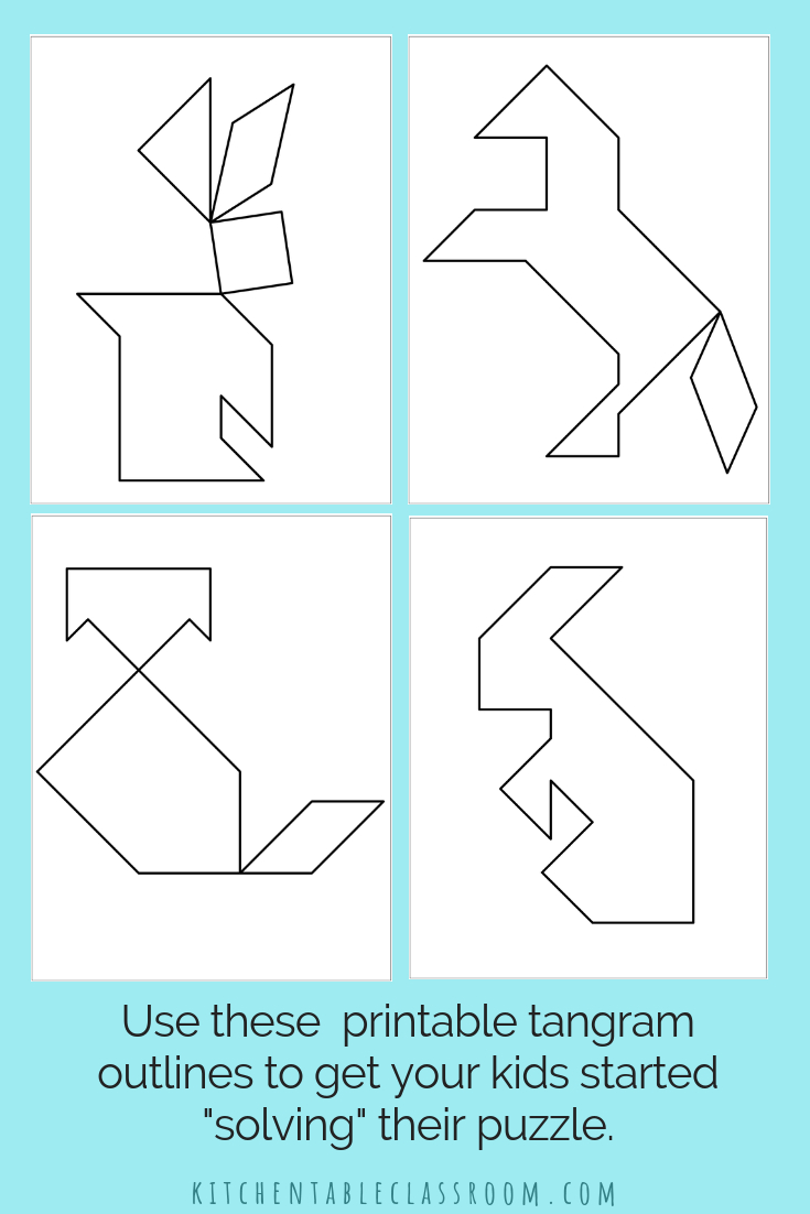 Printable Tangrams - An Easy Diy Tangram Template | Art For - Printable Tangram Puzzles