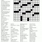 Printable Word Games For Seniors With Dementia   Crossword Puzzle Games Printable