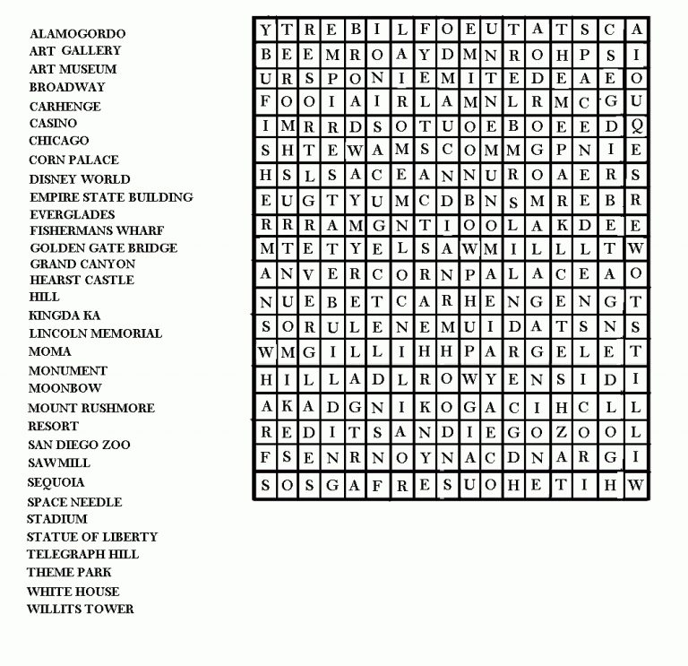 Printable Word Searches - Printable Wonderword Puzzles | Printable ...