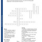 Printable Worksheets   Printable Crossword Puzzle With Word Bank