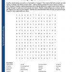 Printable Worksheets   Printable Crossword Word Search