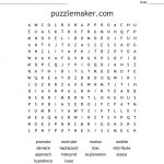 Puzzlemaker Word Search   Wordmint   Crossword Puzzle Maker Free Printable 30 Words
