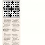 Quick Crossword #32 | New Scientist   Printable Quick Crossword Puzzles