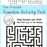 Ramadan Maze And Crossword Printable Activities   In The Playroom   Printable Children&#039;s Crossword Puzzles Uk