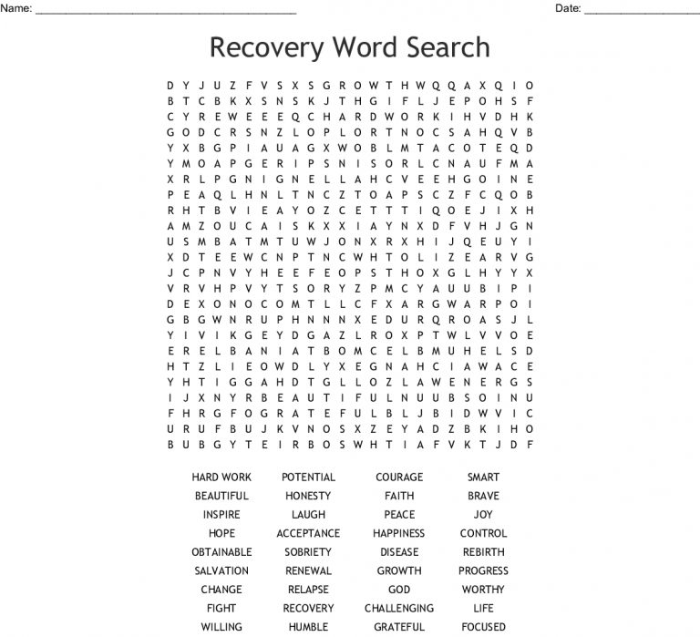 recovery crossword puzzles printable jerusalem house printable