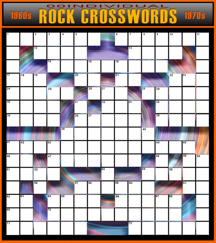 Printable Rock And Roll Crossword Puzzles