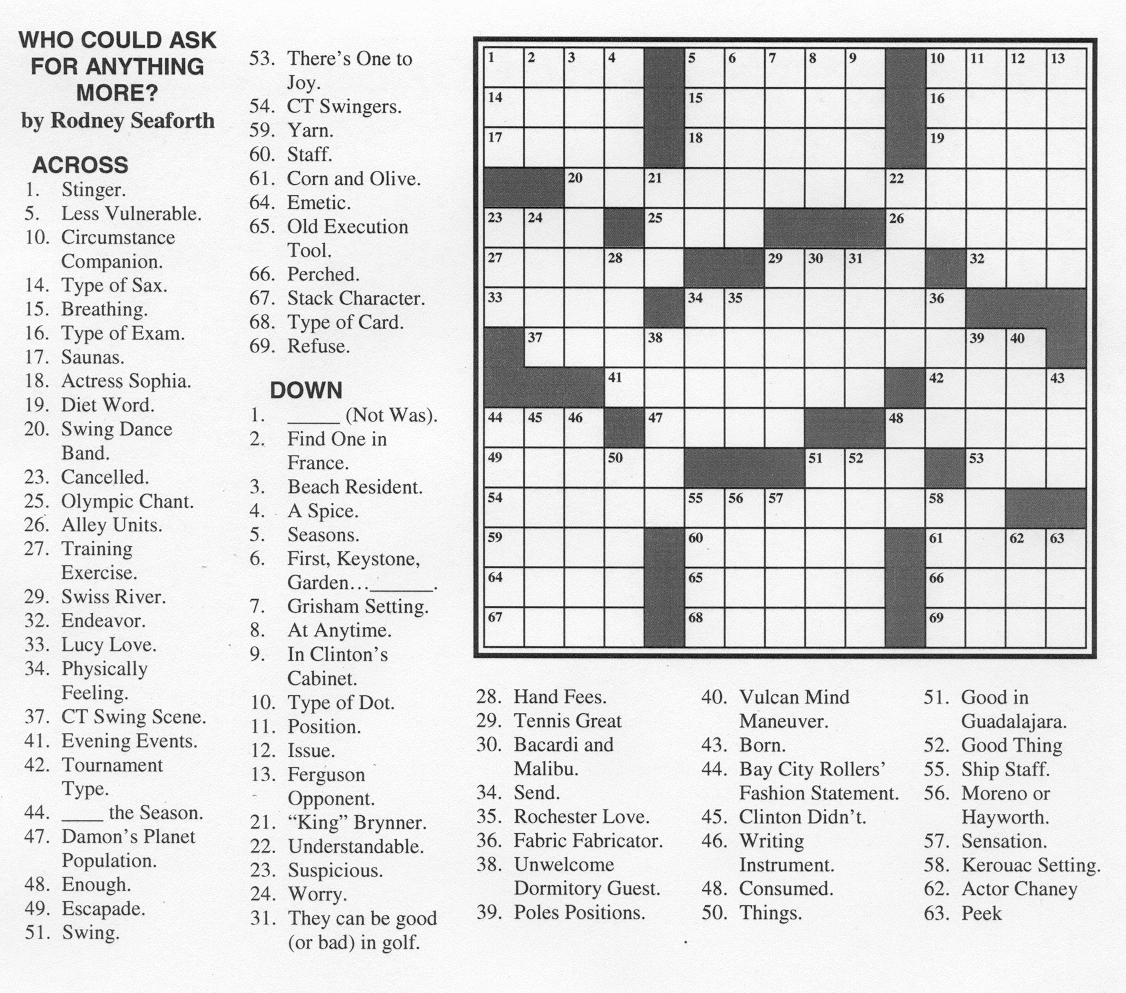 17 Timed Crossword Puzzle PNG