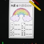 Roll A Rainbow   The Stem Laboratory   Printable Rainbow Number Puzzle
