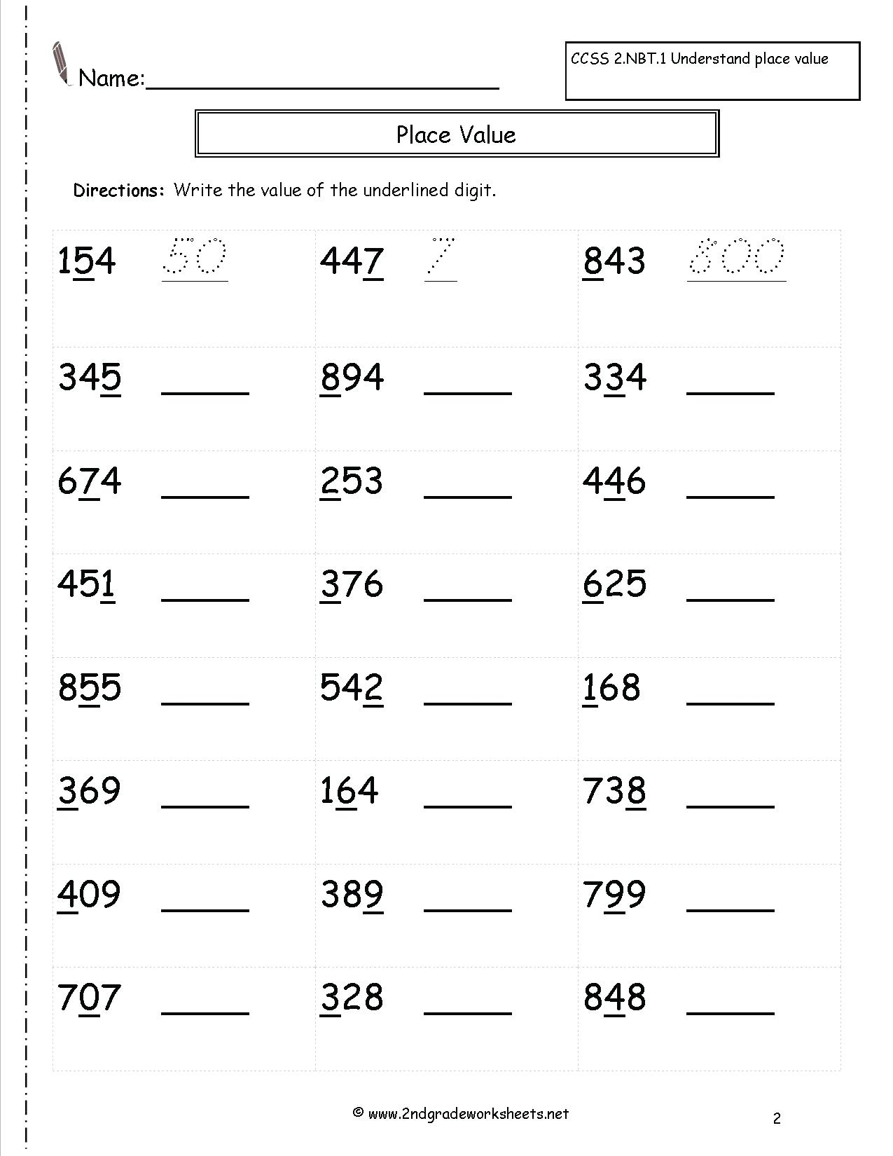 Rounding Worksheets 4Th Grade To Free - Math Worksheet For Kids - Rounding Crossword Puzzle Printable