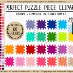 Sale 100 Puzzle Clipart Rainbow Puzzle Printable Sticker Board | Etsy   Printable Rainbow Puzzle
