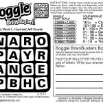 Sample Of Daily Square Boggle Brainbusters | Tribune Content Agency   Printable Boggle Puzzle