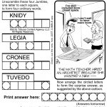 Sample Of Jumble | Tribune Content Agency (March 23, 2015)   Free   Printable Jumble Puzzles For Adults
