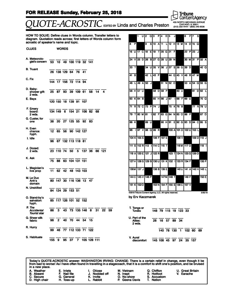 Printable Acrostic Puzzles Free Printable Crossword Puzzles