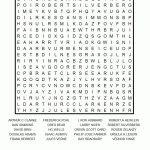 Science Fiction Authors Printable Word Search Puzzle   Printable Science Puzzle