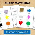 Shape Puzzle Toddler Learning Printable File Folder Games | Etsy   Printable Logo Puzzle