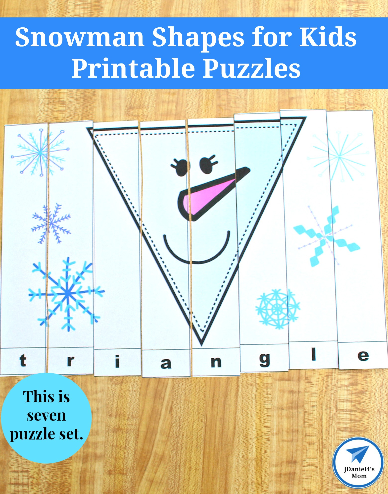 Snowman Shapes For Kids Printable Puzzles - Jdaniel4S Mom - Printable Floor Puzzle