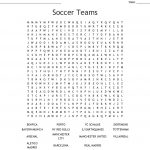 Soccer Teams Word Search   Wordmint   Printable Crossword Puzzles Soccer