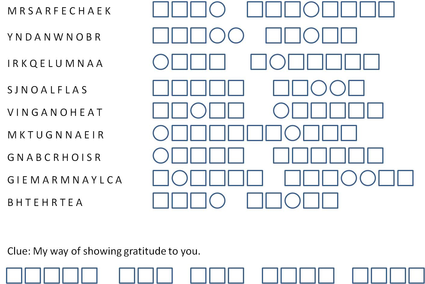 jumble word scramble game crossword