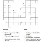 Solar System Cross Word Puzzle |  Puzzle 2 Previous Solar System   Printable Puzzle Pdf