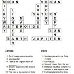 Solution   Solar System Puzzle   Solar System Crossword Puzzle Printable