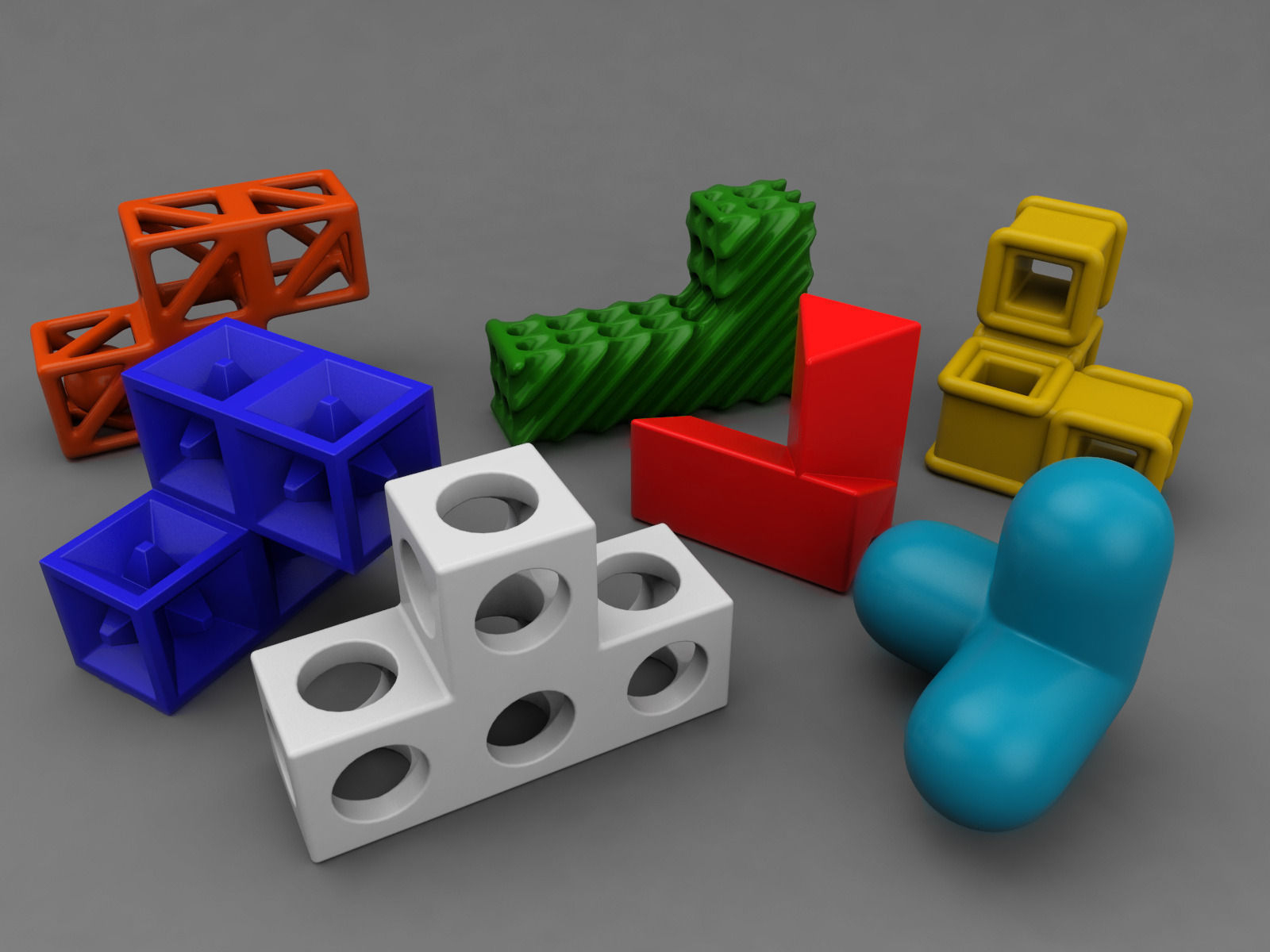 Soma Cube Puzzle Game 3D Printable Model | Cgtrader - 3D Printable Puzzles Cube