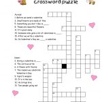Spanish Valentines Day Crossword Crucigrama San Valentin 476X476   Free Printable Valentine Crossword Puzzles