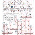 Sport Crossword Worksheet   Free Esl Printable Worksheets Made   Printable Hockey Crossword Puzzles