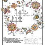 Spring Crossword Puzzle For Kids   Answer Key | Woo! Jr. Kids Activities   Printable Crossword Spring