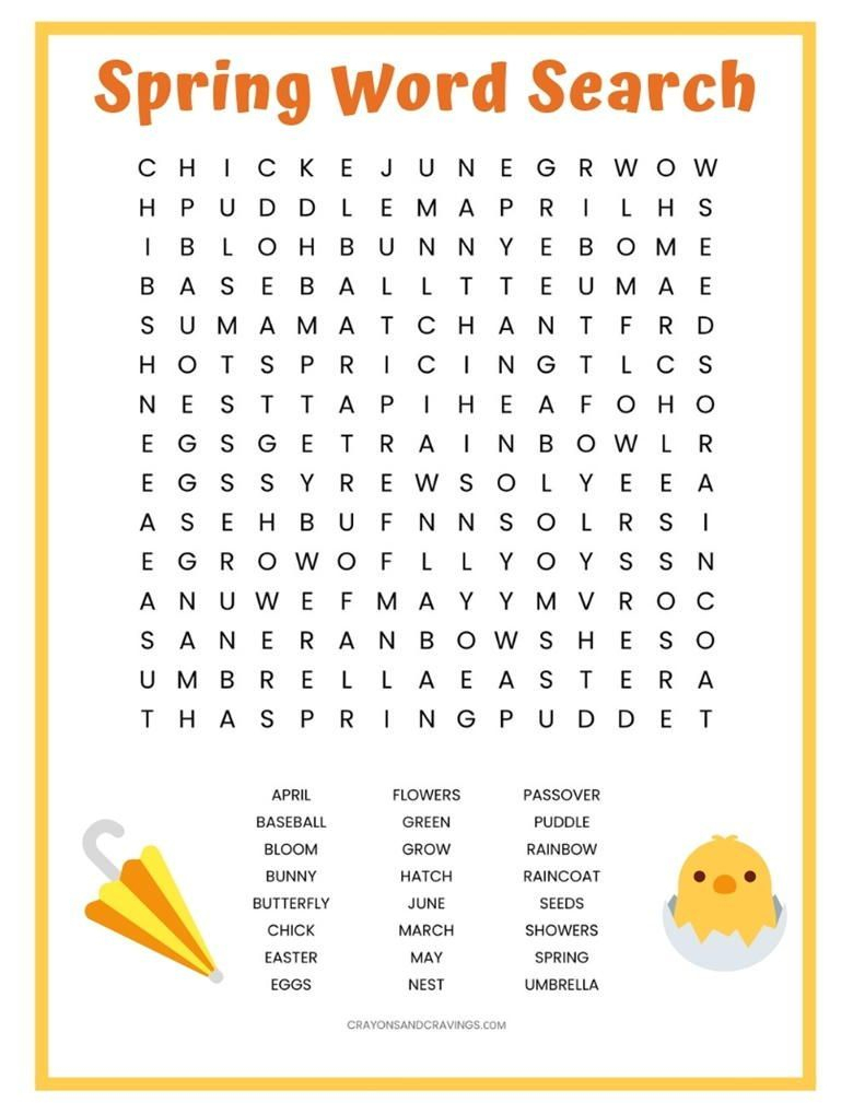 Spring Word Search Printable | Free Printables | Spring Word Search - Printable Spring Puzzle