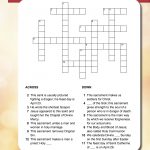 St George & Sacraments Crossword   | Printable Activities For Kids   Religion Crossword Puzzles Printable
