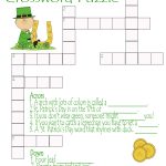 St. Patrick's Day Crossword Puzzle Printable | Making Of A Mom   St Patrick&#039;s Day Crossword Puzzle Printable