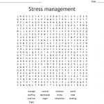 Stress Management Word Search   Wordmint   Printable Crossword Puzzles On Anger Management