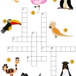 Study Birds Crossword Puzzle | Free Printable Puzzle Games   Printable Bird Puzzles