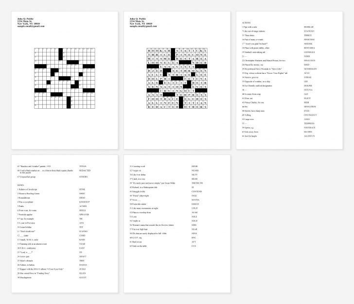 Printable Crossword Puzzles Ny Times