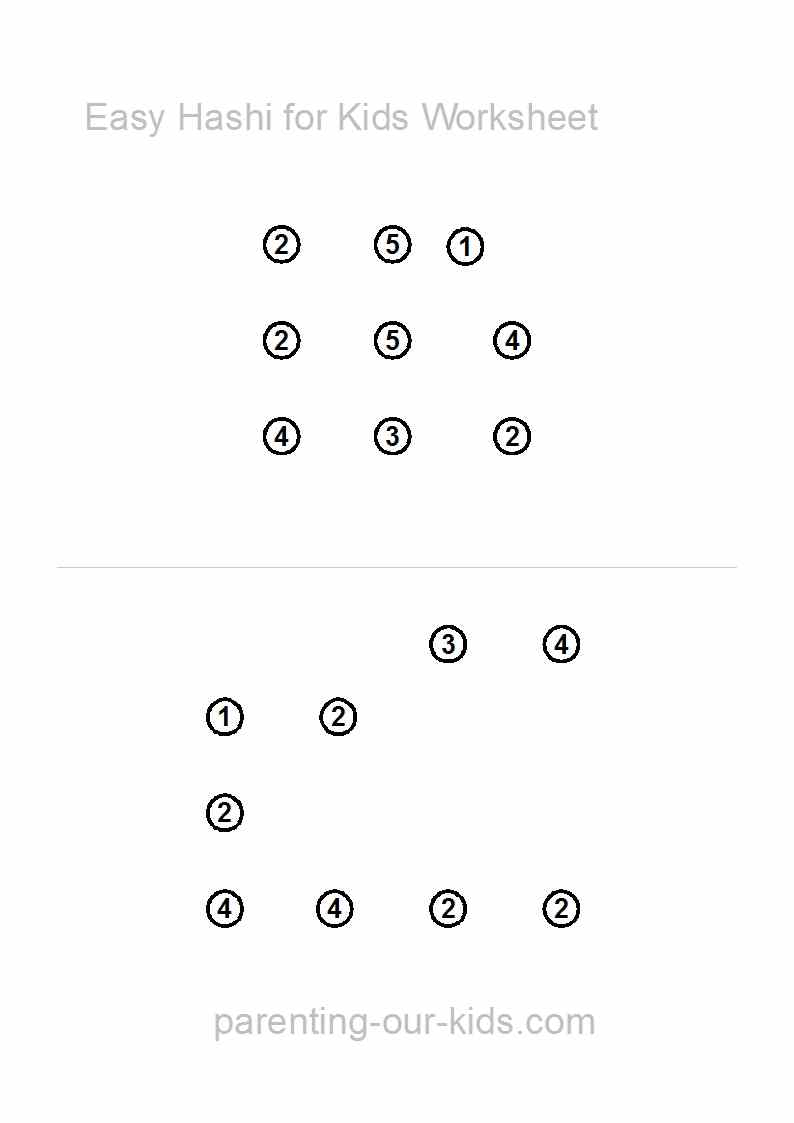 Sudoku For Kidsprintable Sudoku Puzzles- An Easy Start For - Printable Hashi Puzzles