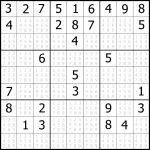 Sudoku Printable | Free, Medium, Printable Sudoku Puzzle #1 | My   Printable Sudoku Puzzle Medium