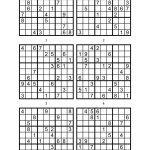 Sudoku Printable Medium 6 Per Pageaaron Woodyear   Issuu   Printable Sudoku Puzzles 6 Per Page