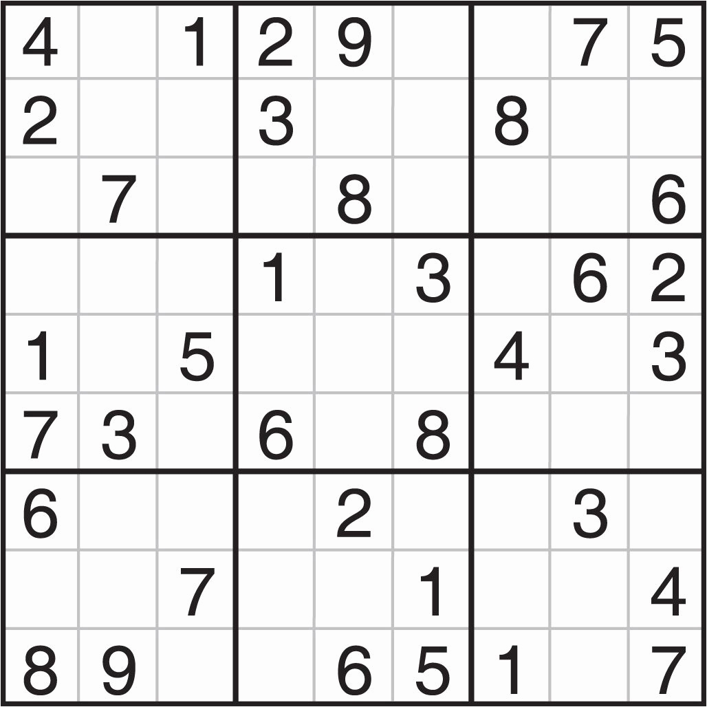 Sudoku Puzzles To Print Free Download Sudoku Printables Easy For - Printable Sudoku Puzzles For Beginners