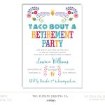 Taco Bout A Retirement Party Invitation Fiesta Collection | Etsy   Printable Dropdown Puzzles