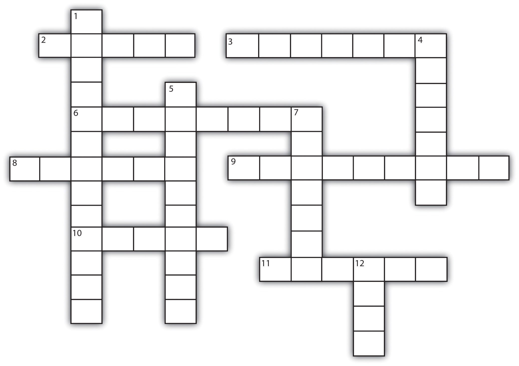 Template For Crossword Puzzle. Crossword Template Daily Dose Of - Printable Blank Crossword Puzzle Template