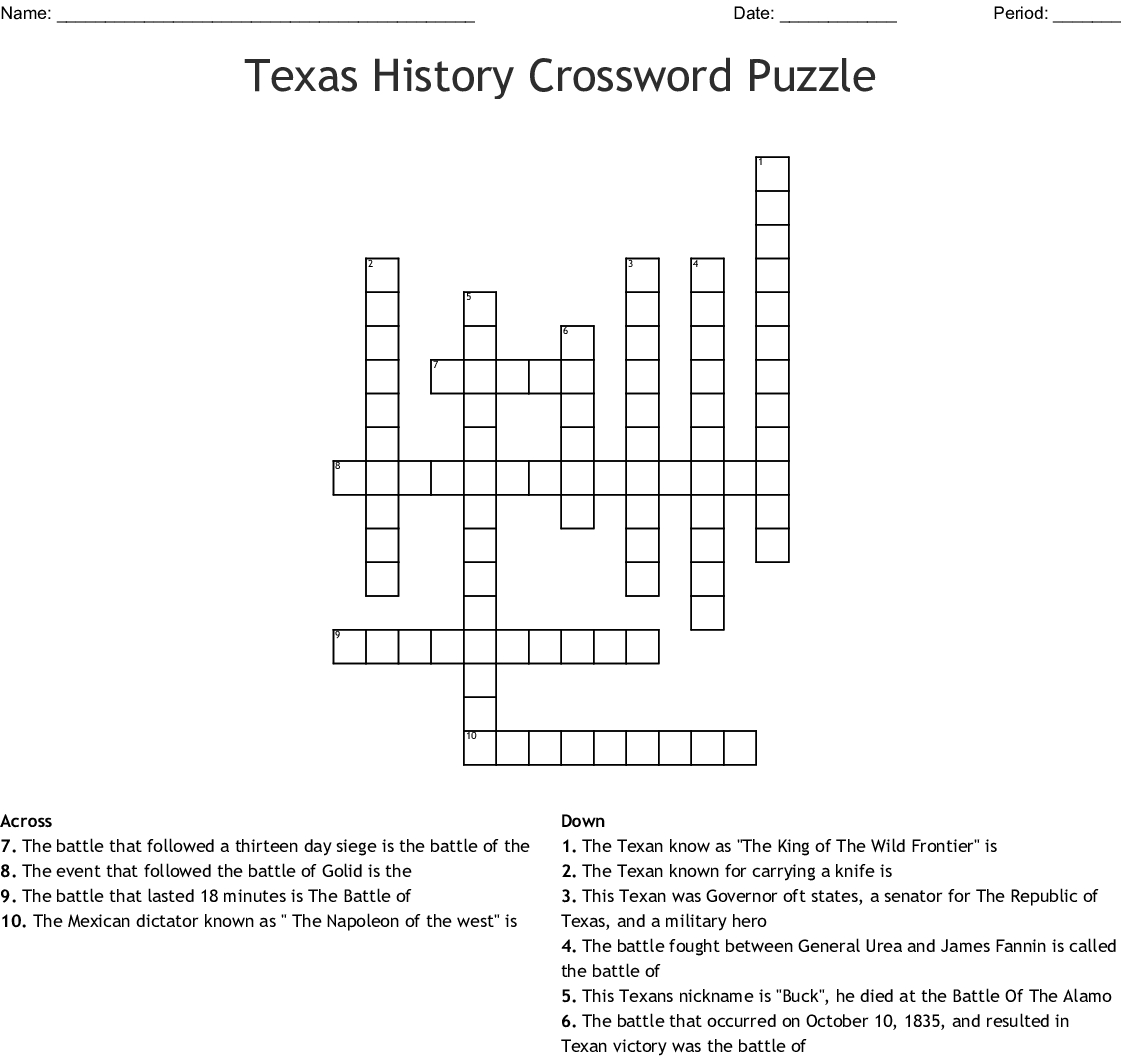 texas tourist site crossword clue