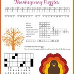 Thanksgiving Puzzles Printables | *holidays We Celebrate   Free Printable Crossword Puzzles Thanksgiving