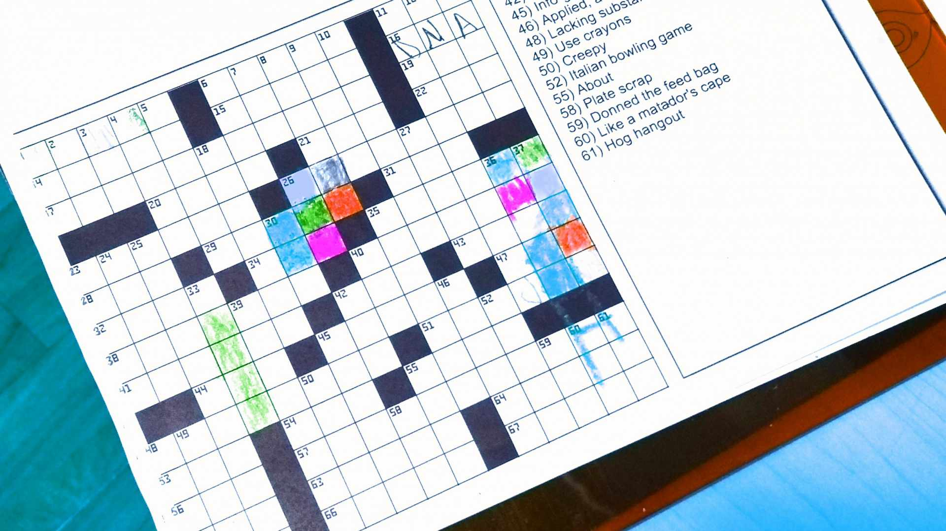 Matt Gaffney's Weekly Crossword Contest March 2012 Dell Printable