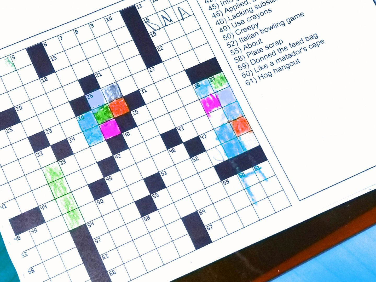 Printable Syllacrostic Puzzles - Printable Crossword Puzzles