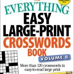 The Everything Easy Large Print Crosswords Book, Volume 8 | Book   Large Print Crossword Puzzle Dictionary